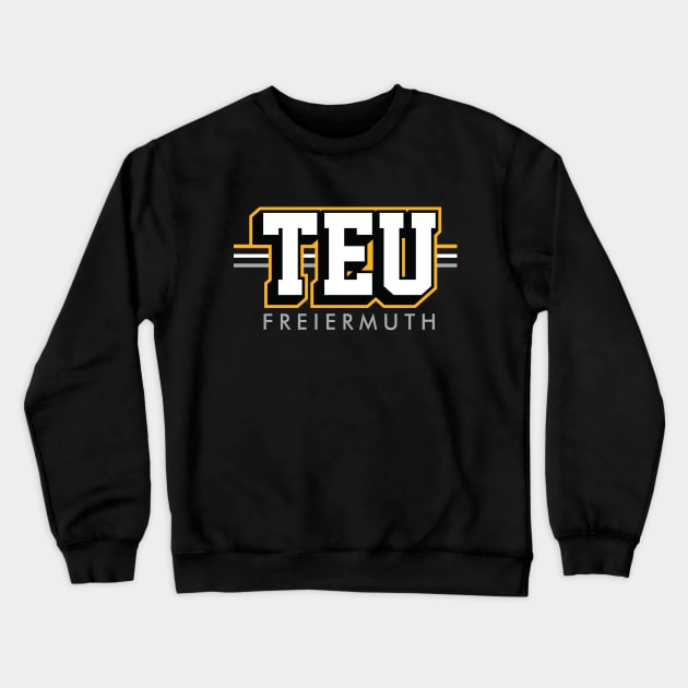 Tight End University - TEU - Pat Freiermuth - Pittsburgh Steelers Crewneck Sweatshirt by nicklower